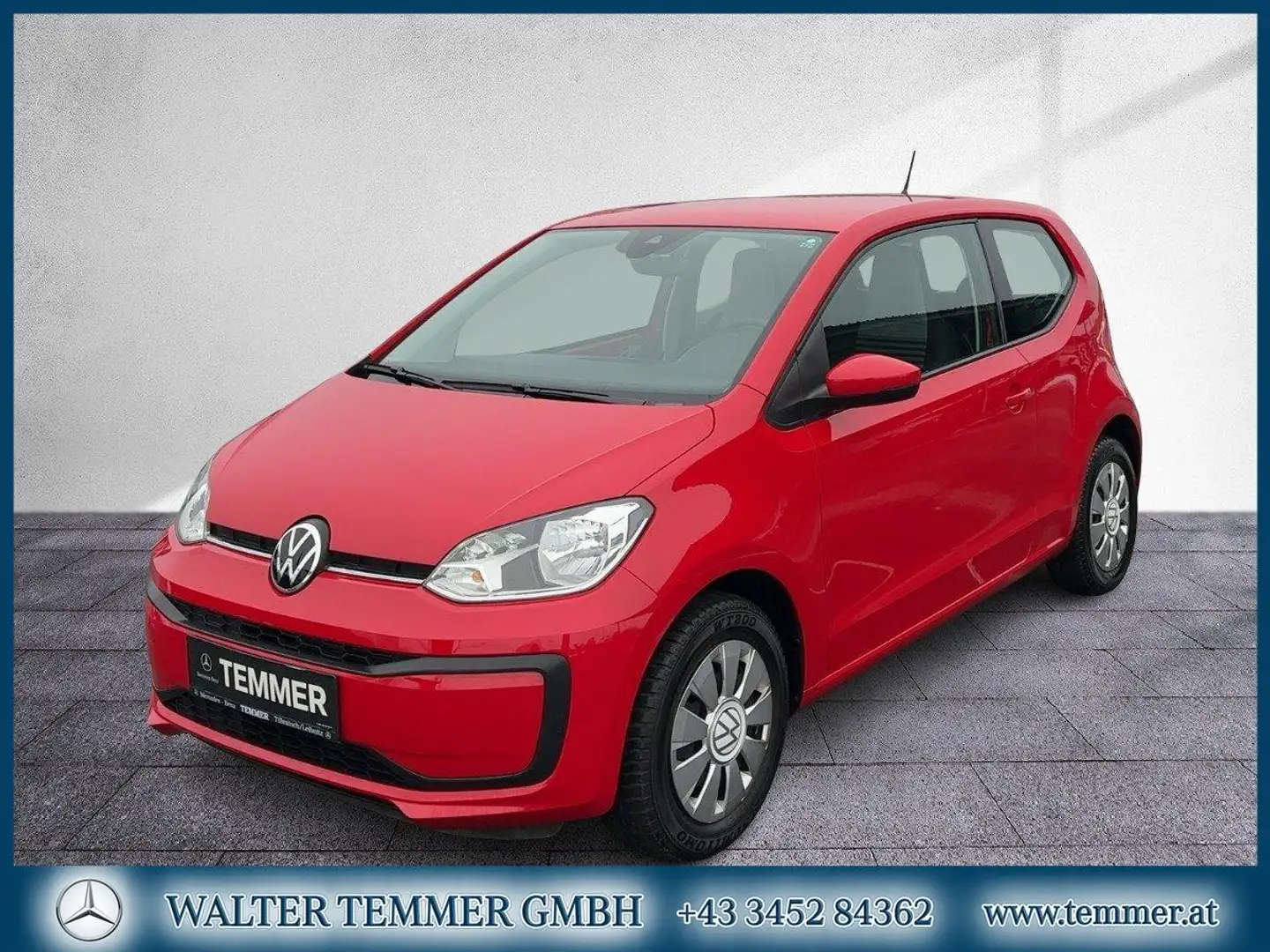Volkswagen up! 1.0 TSI Klima Rot - 1