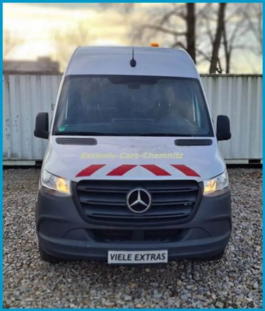 Mercedes-Benz Sprinter 317 L2H2 NAVI DAB WEBASTO CAMERA ALARM 907 633 Silber - 1