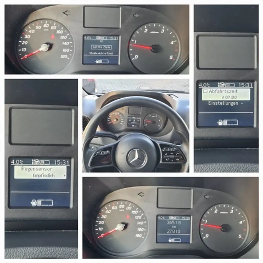 Mercedes-Benz Sprinter 317 L2H2 NAVI DAB WEBASTO CAMERA ALARM 907 633 Silber - 2