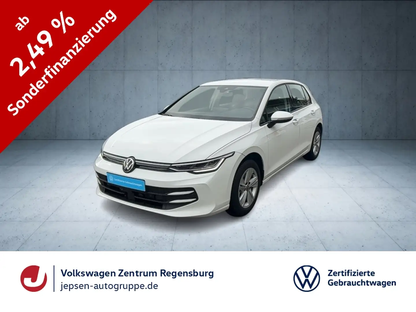 Volkswagen Golf Life 1.5 eTSI DSG LED R-KAMERA ACC SHZ PDC Weiß - 1