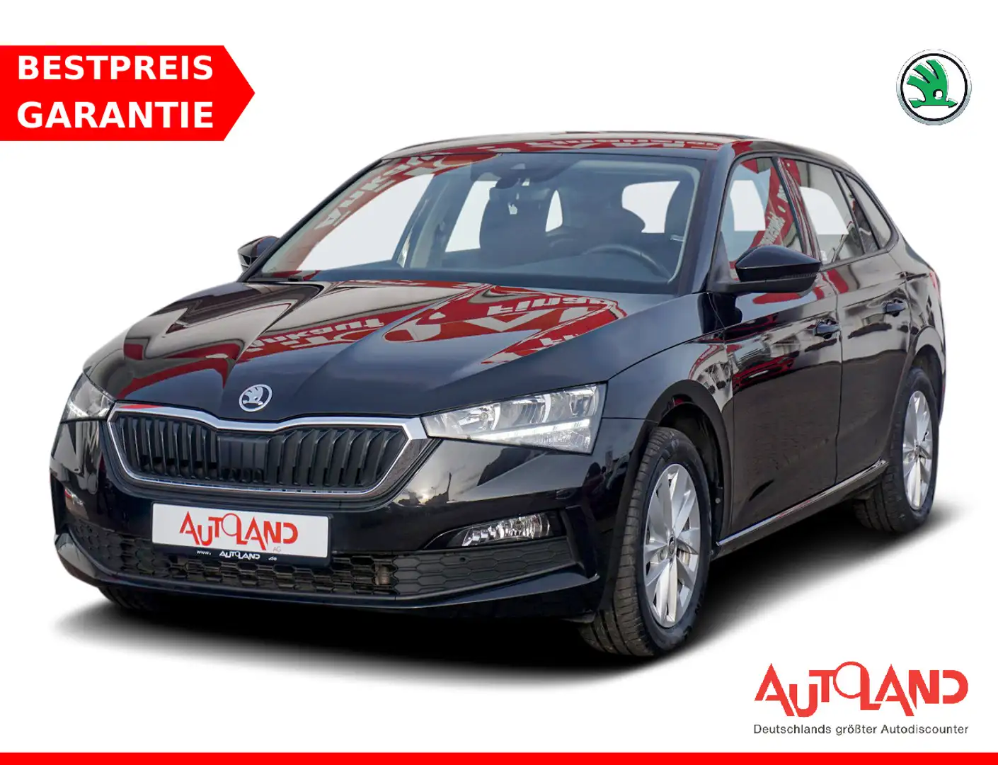 Skoda Scala 1.0 TSI DSG LED Sitzheizung Tempomat Schwarz - 1