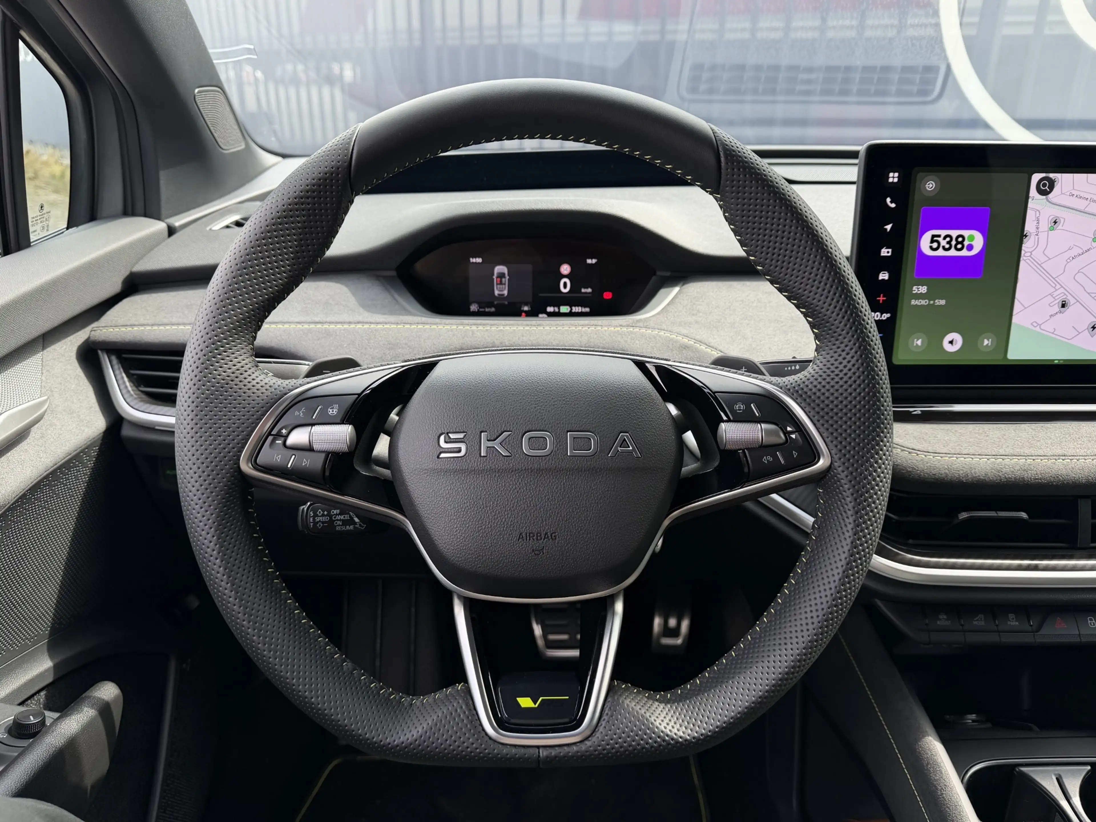 Skoda Elroq 85X RS 340pk 4X4 / Navigatie / 360-Camera / HUD / — photo 14