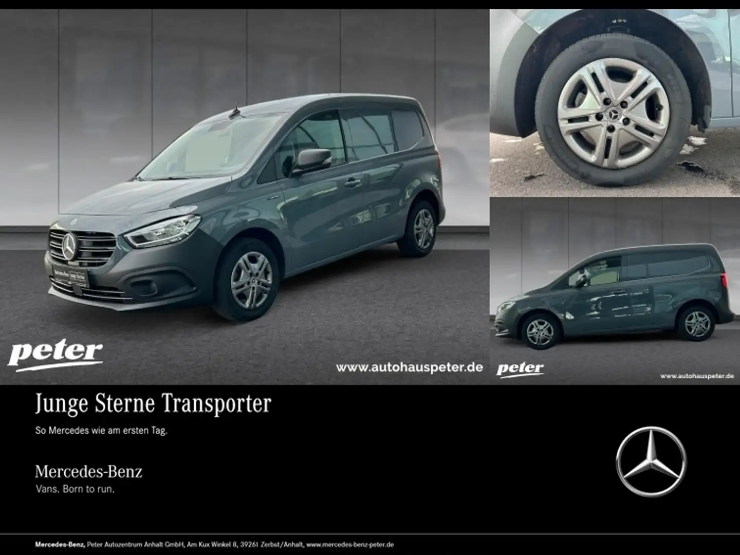Mercedes-Benz Citan e 112 Kasten PRO MBUX+AHK+PARKPAKET Сірий - 1