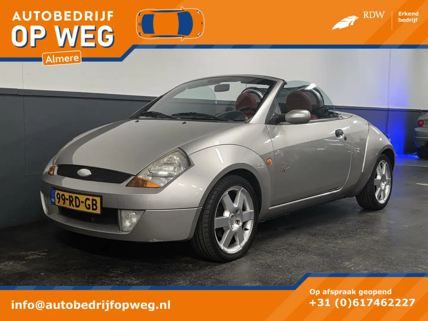 Ford Streetka 1.6 Futura | Nw APK | Cabrio | Airco | Stoelv Gri - 1