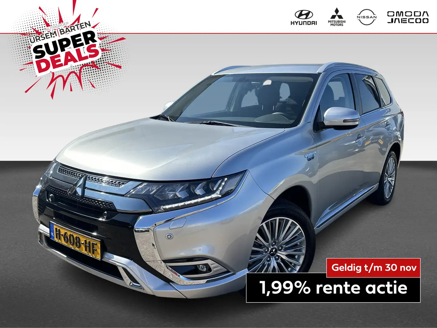 Mitsubishi Outlander 2.4 PHEV Intense Apple carplay | stoelverwarming | Grijs - 1