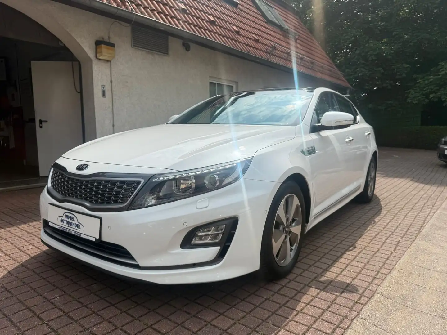 Kia Optima Spirit Hybrid*PANO*NAVI*CAM*AUTOM* Blanco - 1