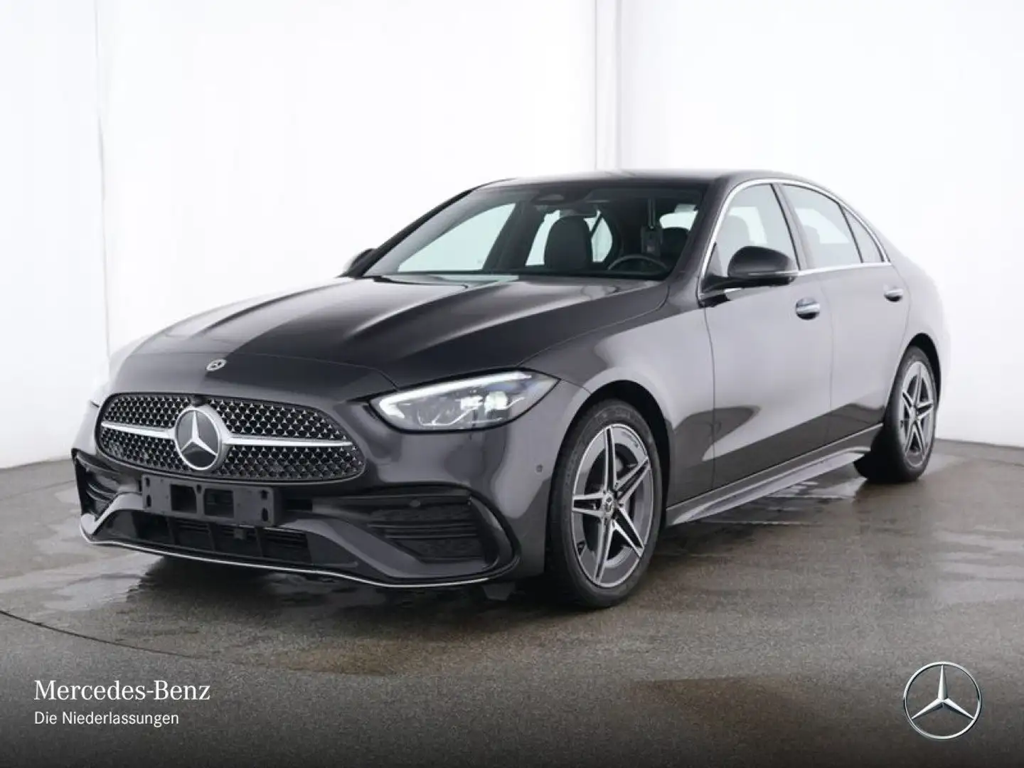 Mercedes-Benz C 220 d 4M AMG+PANO+360+AHK+LED+BURMESTER+KEYLESS Grau - 2