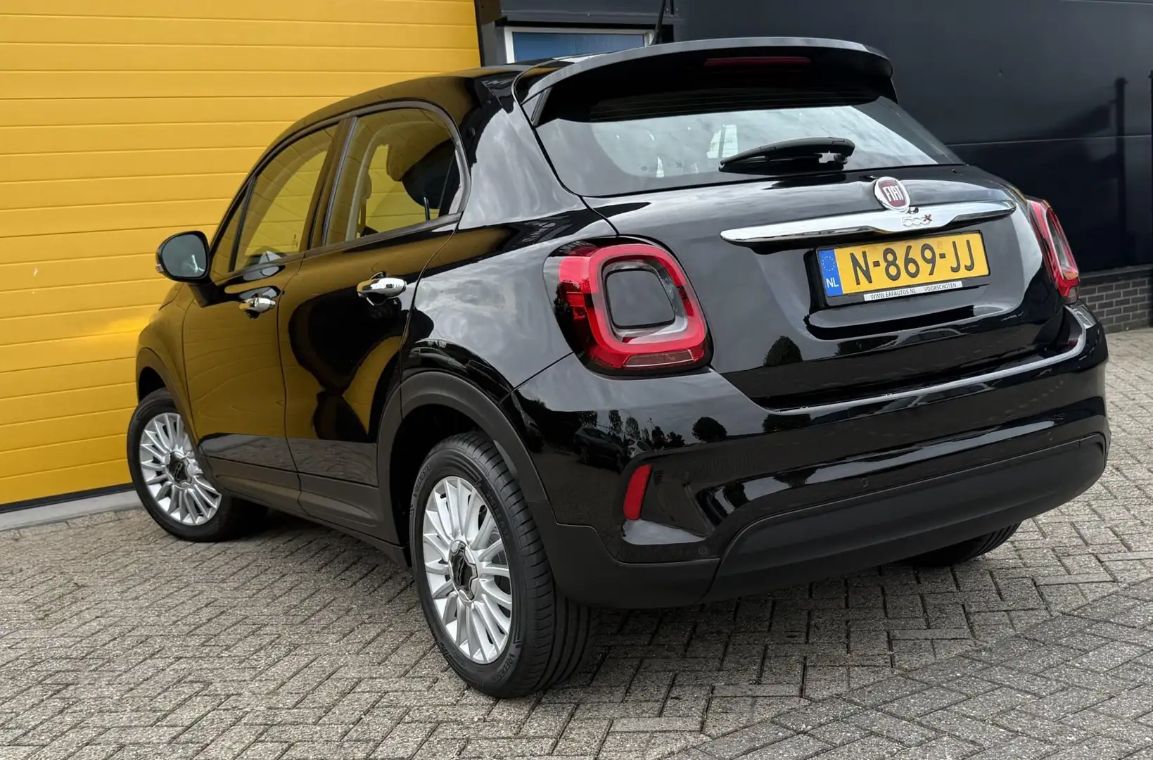 Fiat 500X Cross 1.3 GSE Cross / Aut / Navi / Ecc / Elek Pakk Zwart - 2