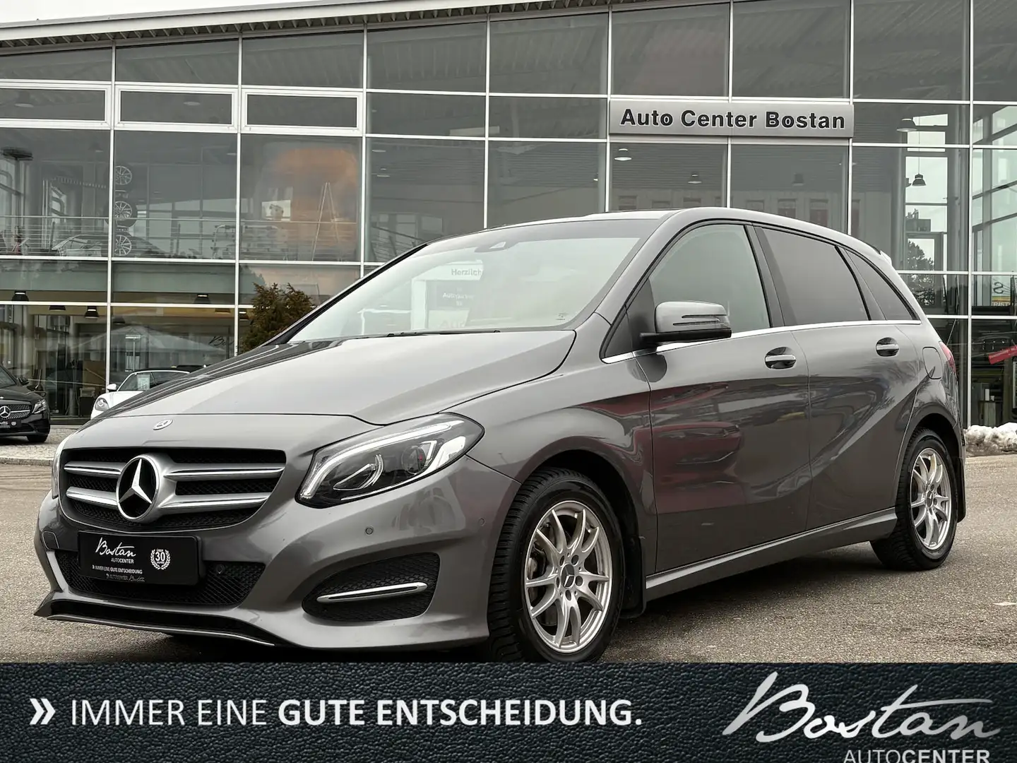 Mercedes-Benz B 220 4Matic NAVI/TOTWINKEL/MEMORY/SHZ/AHK/LED Gris - 1