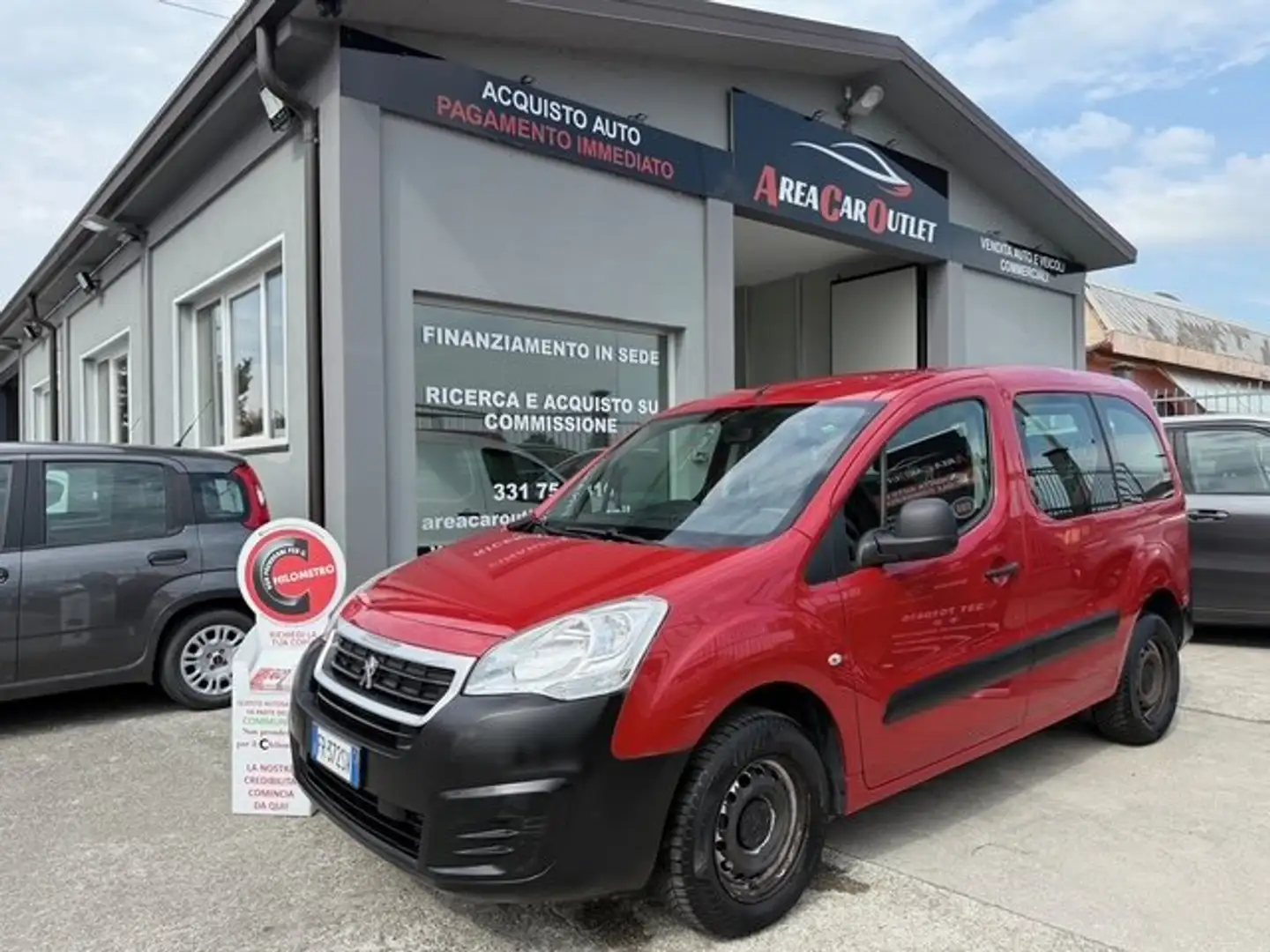 Peugeot Partner Tepee 1.6 bluehdi 75cv*EURO 6*N1* 5 POSTI* Rot - 1