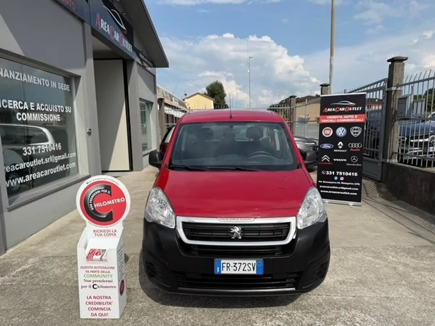 Peugeot Partner Tepee 1.6 bluehdi 75cv*EURO 6*N1* 5 POSTI* Rot - 2