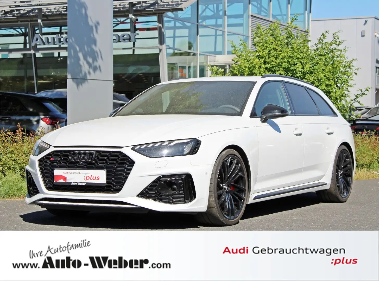 Audi RS4 Avant TFSI qu PANO HuD MATRIX B&O RS DYNAMIK Weiß - 1