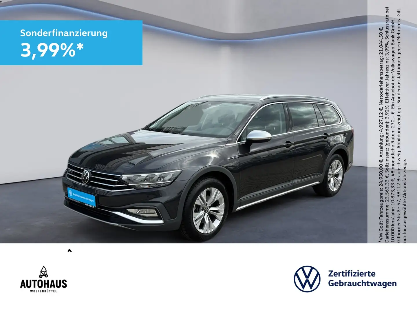 Volkswagen Passat Variant Alltrack 2.0 TDI DSG 4M KAMERA Grau - 1