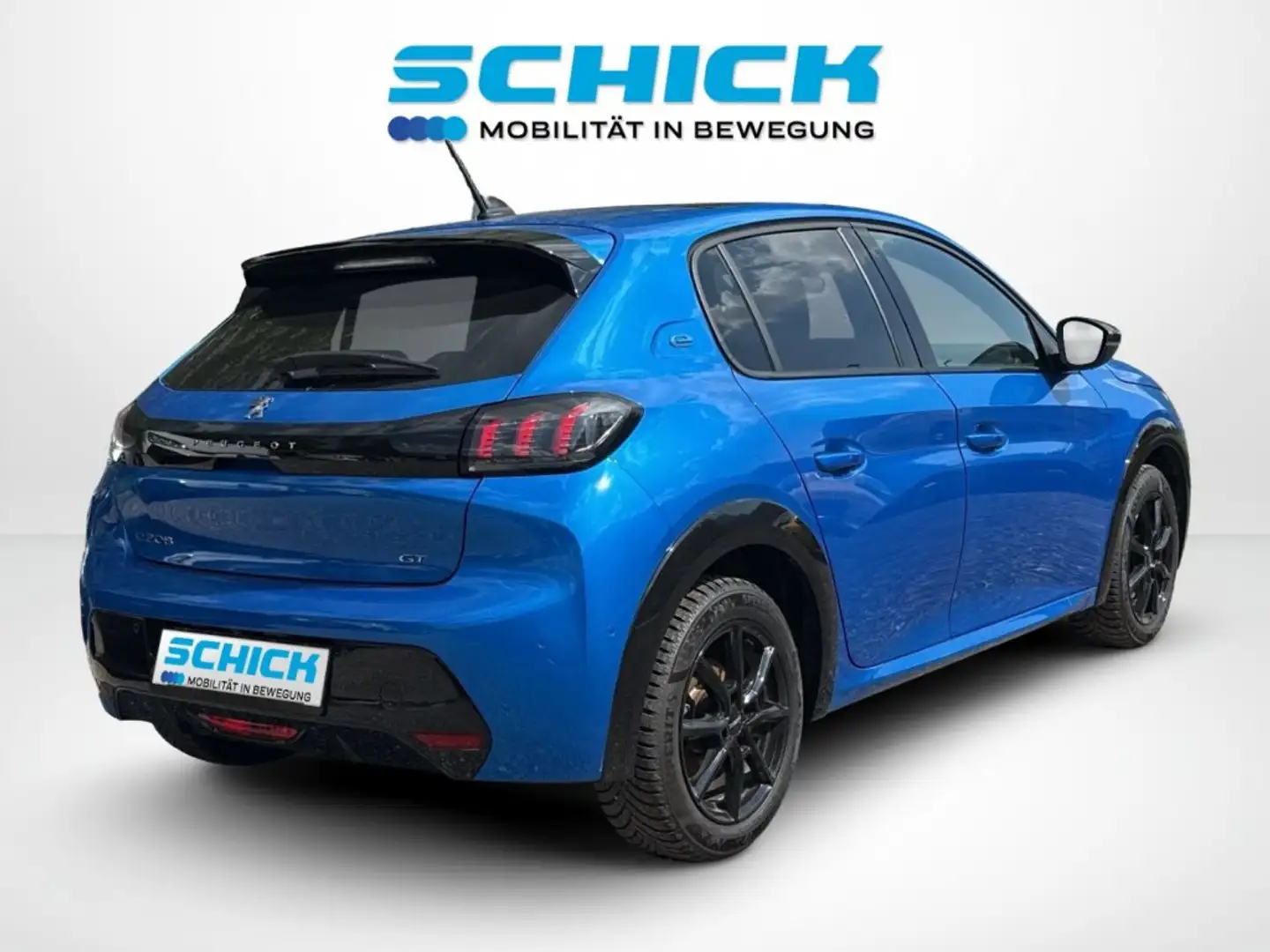 Peugeot e-208 GT Blau - 2