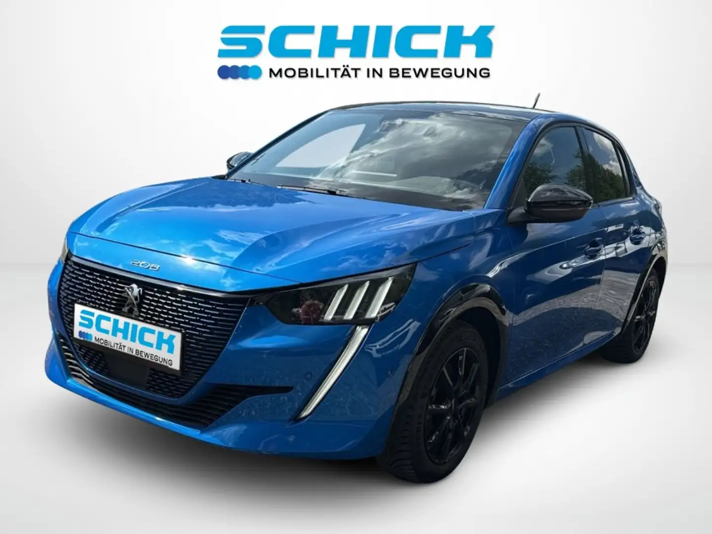 Peugeot e-208 GT Blau - 1