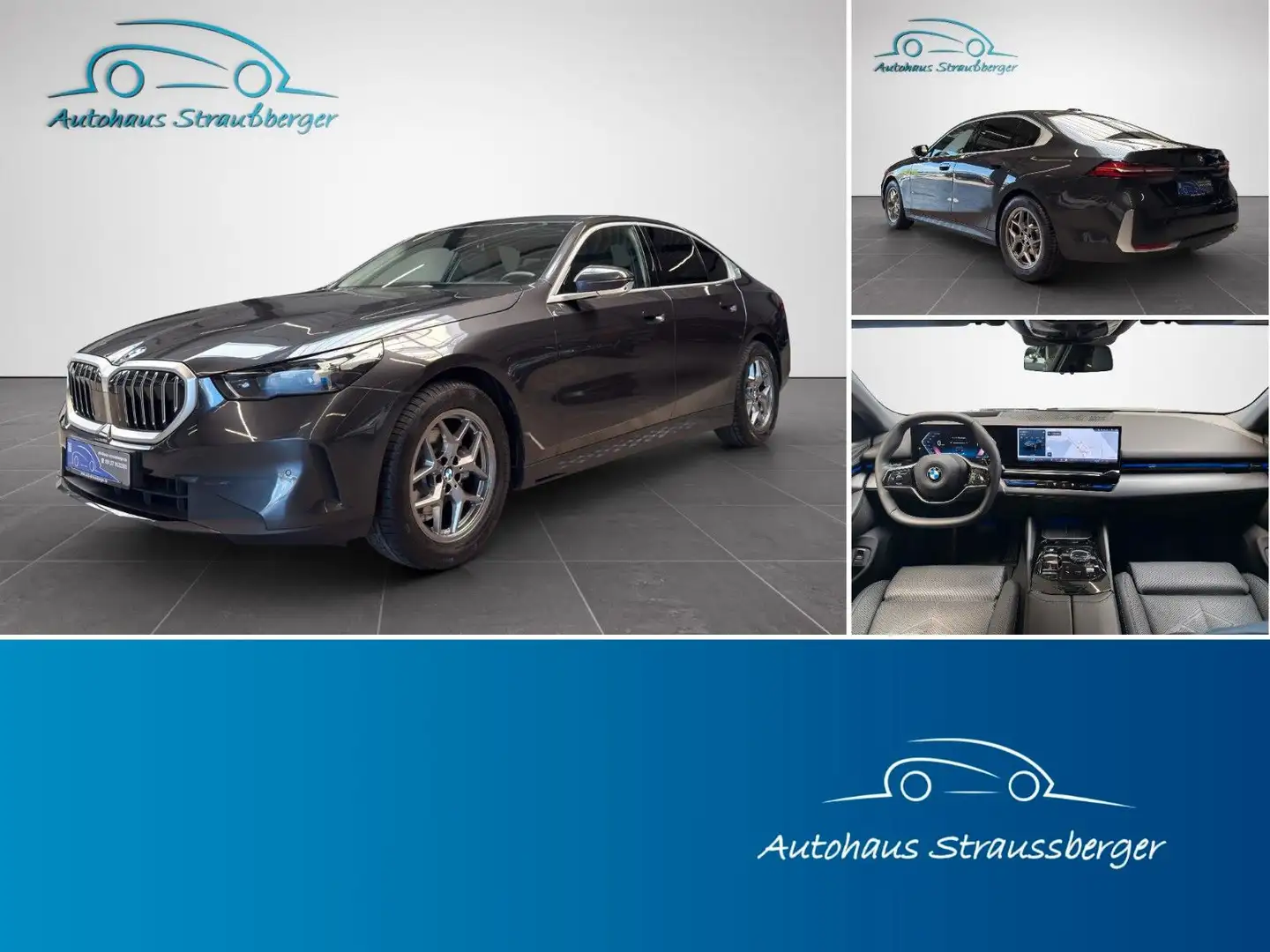 BMW 520 d xDrive ACC HuD QI 4Z RFK KZU StHz Memory Grau - 1