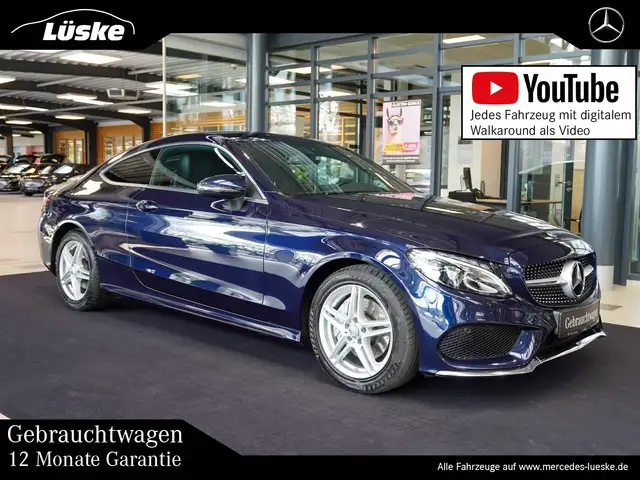 Mercedes-Benz C 180 C 180 Coupé AMG Line Leder Kamera Totwinkel LED