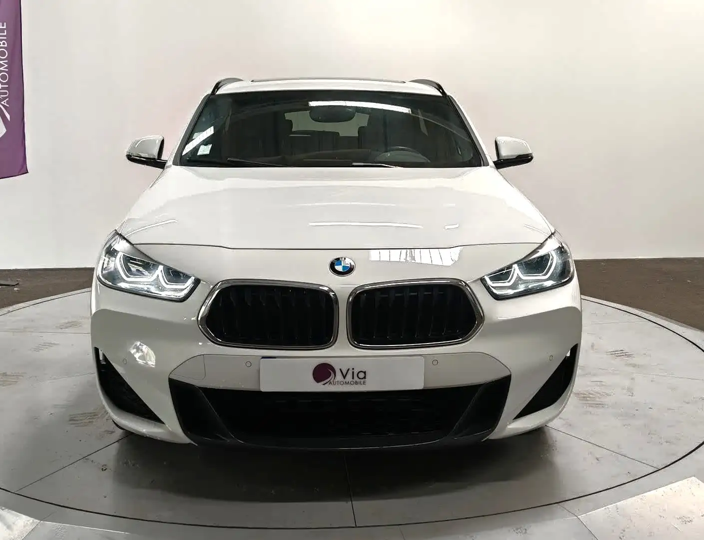 BMW X2 sDrive 18i 136 M Sport / 1 ère Main / Entretien BM Blanc - 2