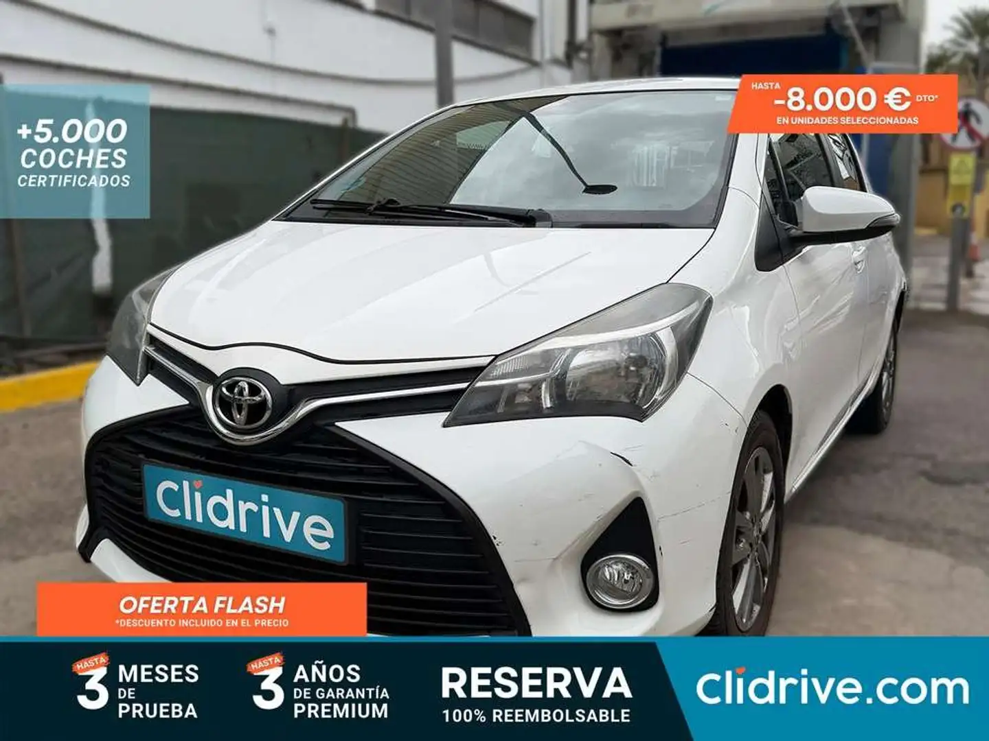 Toyota Yaris 1.0 Active Blanco - 1