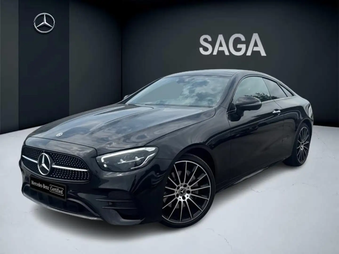 Mercedes-Benz E 220 d 4MATIC Coupé AMG Line Noir - 1