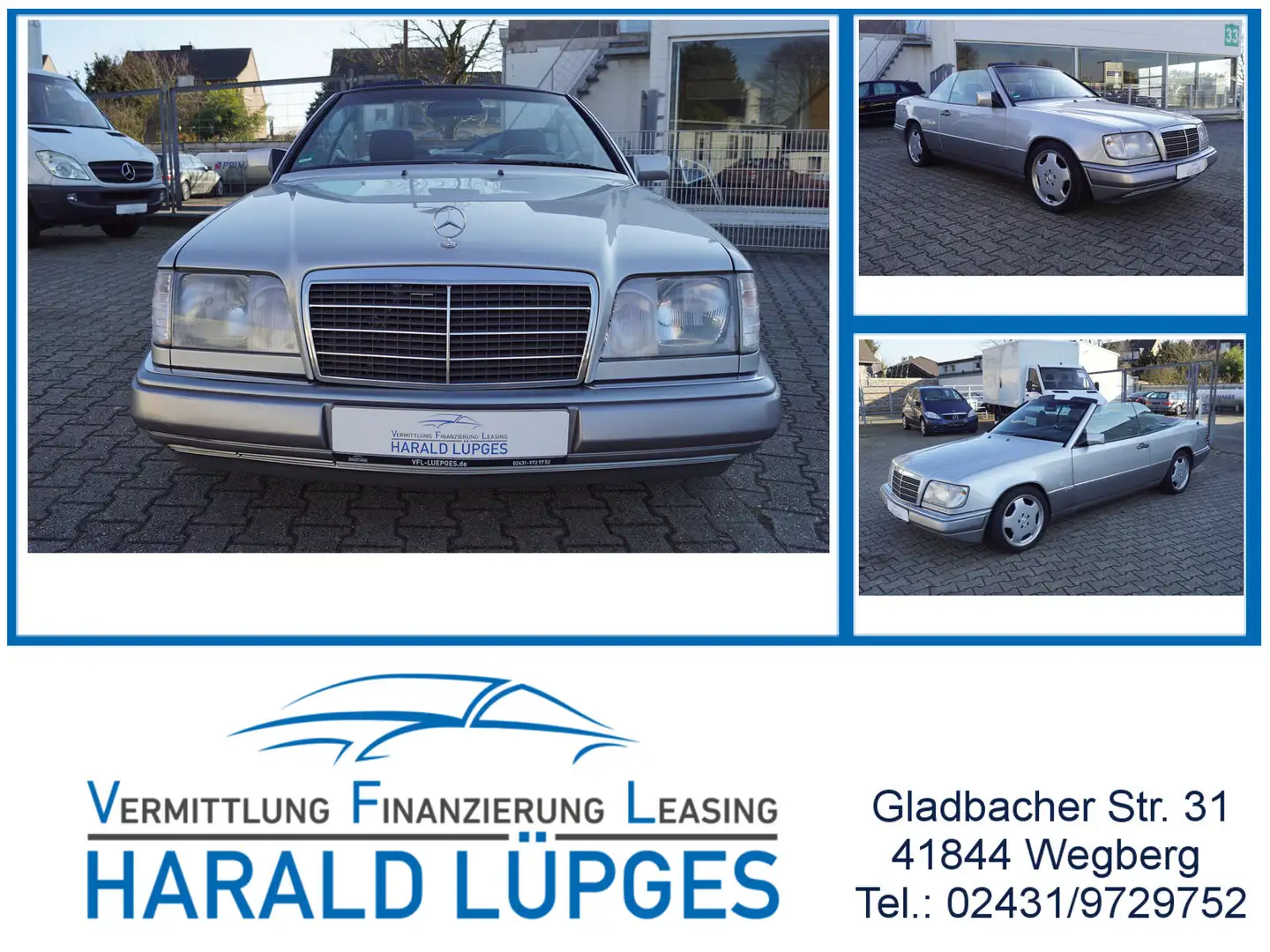 Mercedes-Benz E 220 Cabrio Sportline, AMG-Felgen, E-Verdeck Argent - 1