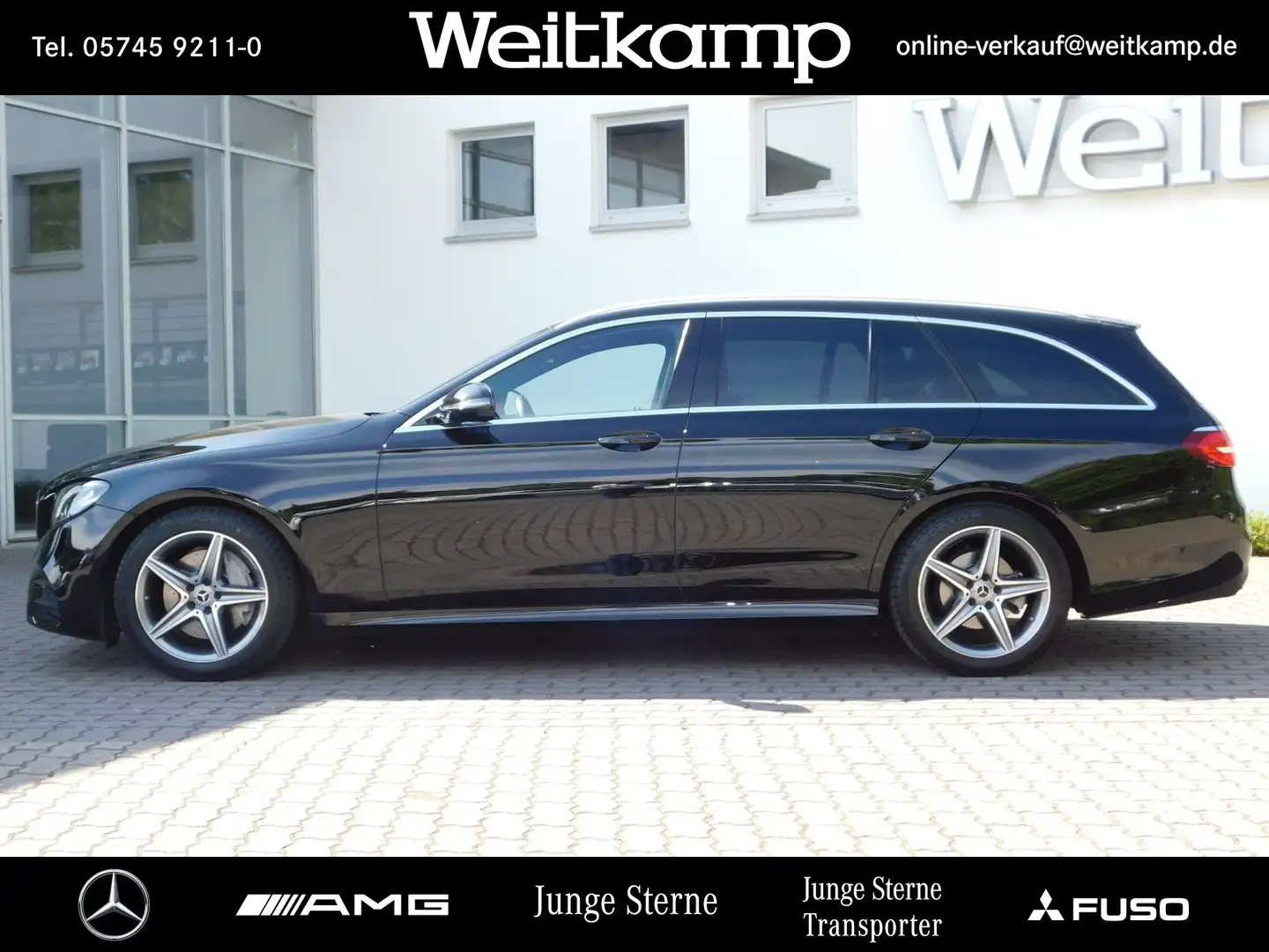 Mercedes-Benz E 220 E 220 d T AMG+AHK+Kamera+Widescreen+Totwinkel DPF Schwarz - 2