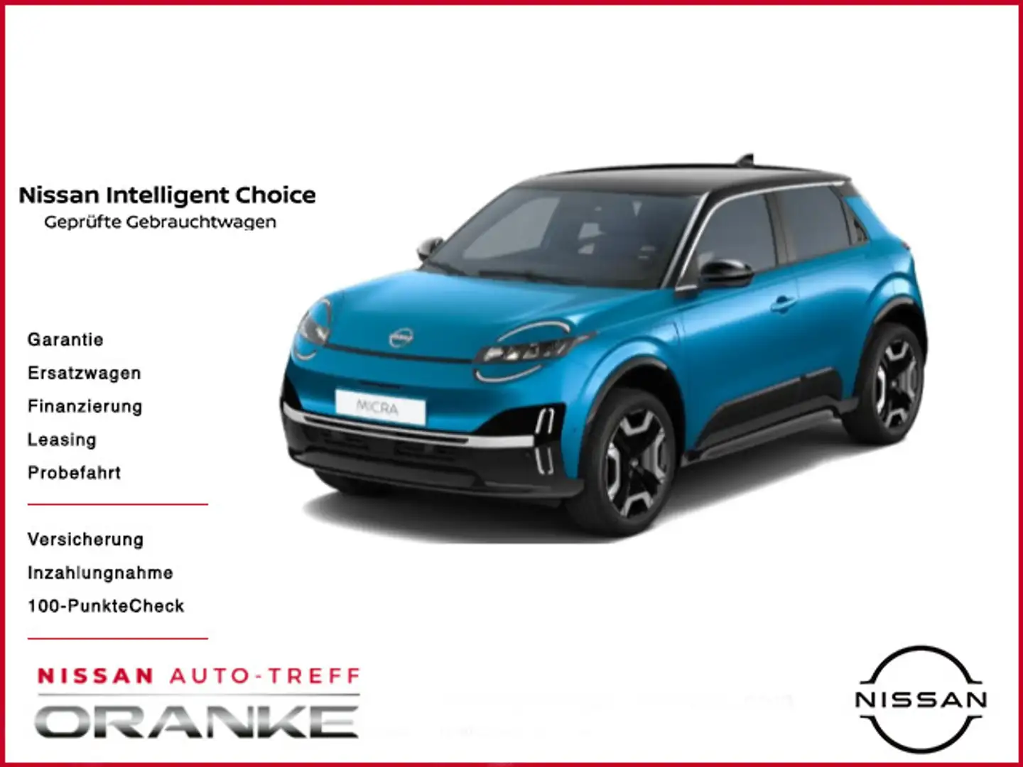 Nissan Micra MICRA EVOLVE 52 kWh Wärmep.*Klimatronic*Alu*WP Bleu - 1