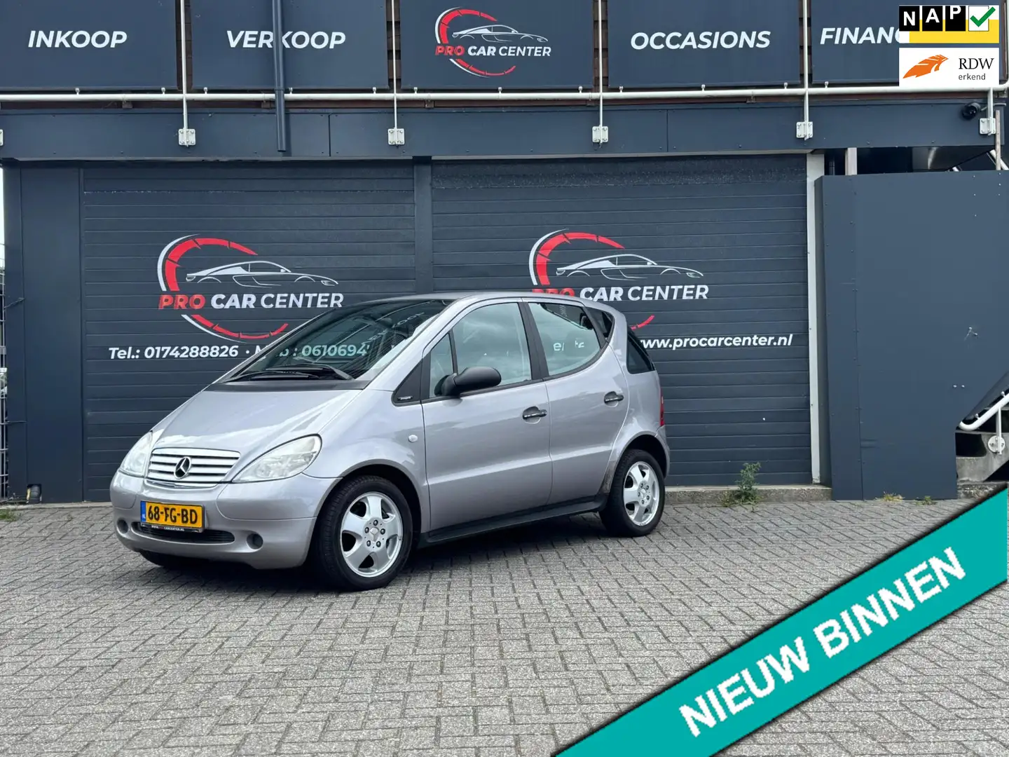 Mercedes-Benz A 160 Elegance AUT|AIRCO|EL.RAMEN|LMV|APK|NAP Grijs - 1