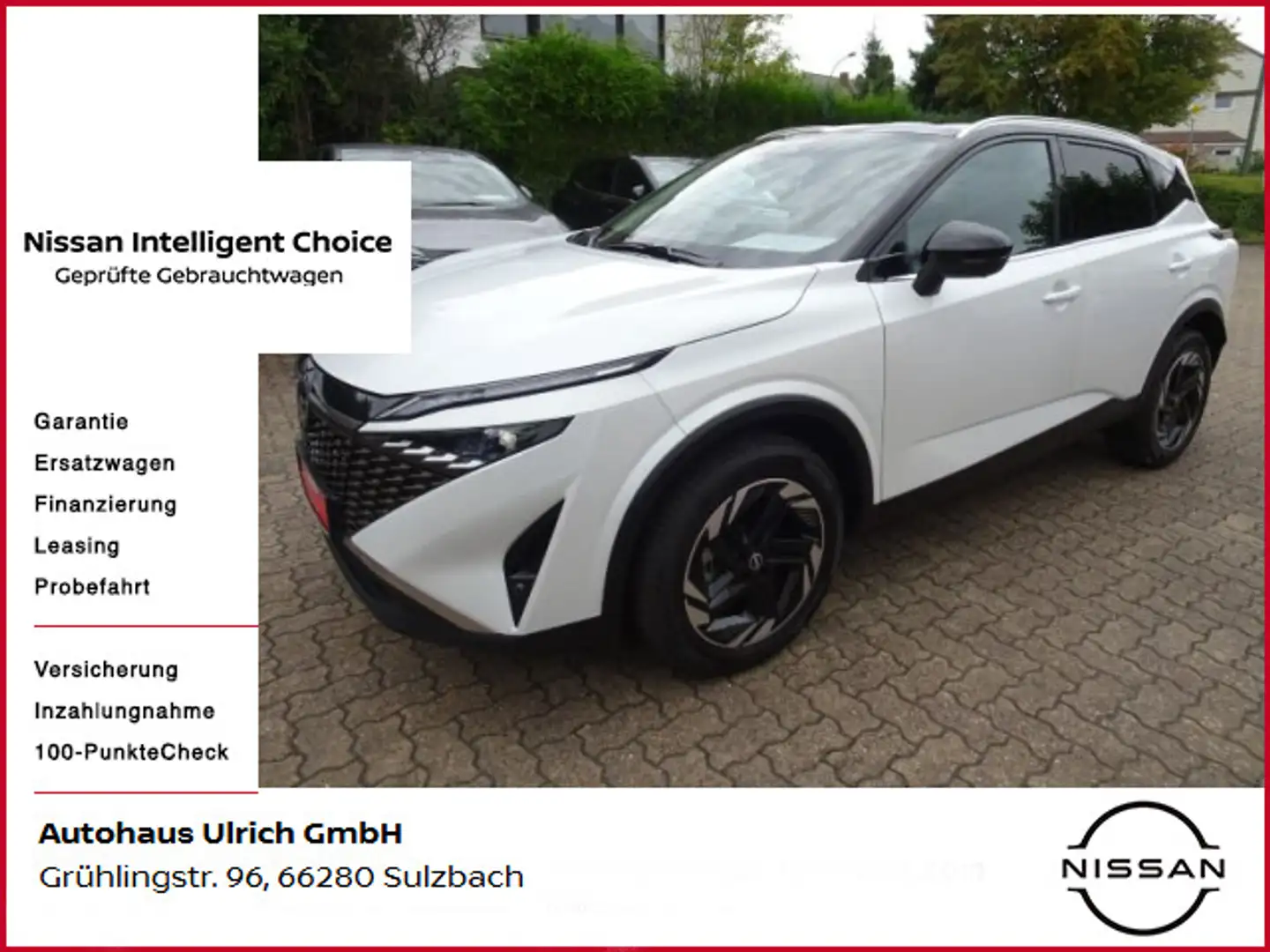 Nissan Qashqai 1.3 DIG-T N-Connecta Automatik Weiß - 1