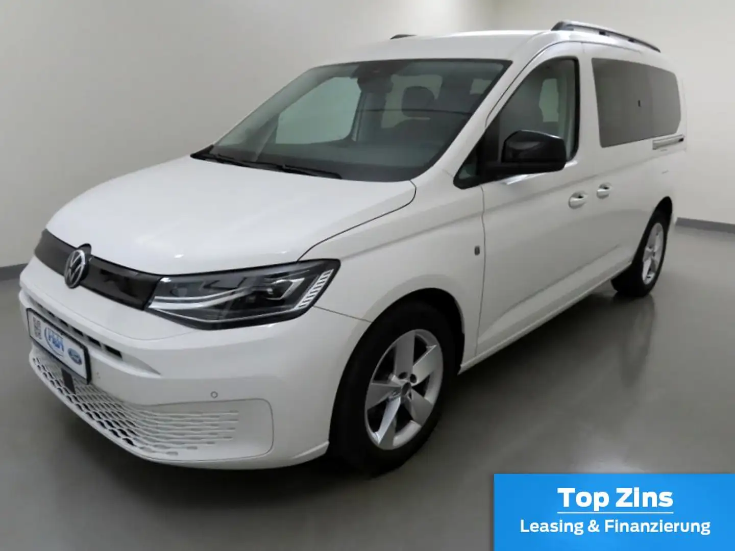 Volkswagen Caddy Maxi 2.0 TDI DSG LED+AHK+ACC+SHZ Weiß - 2