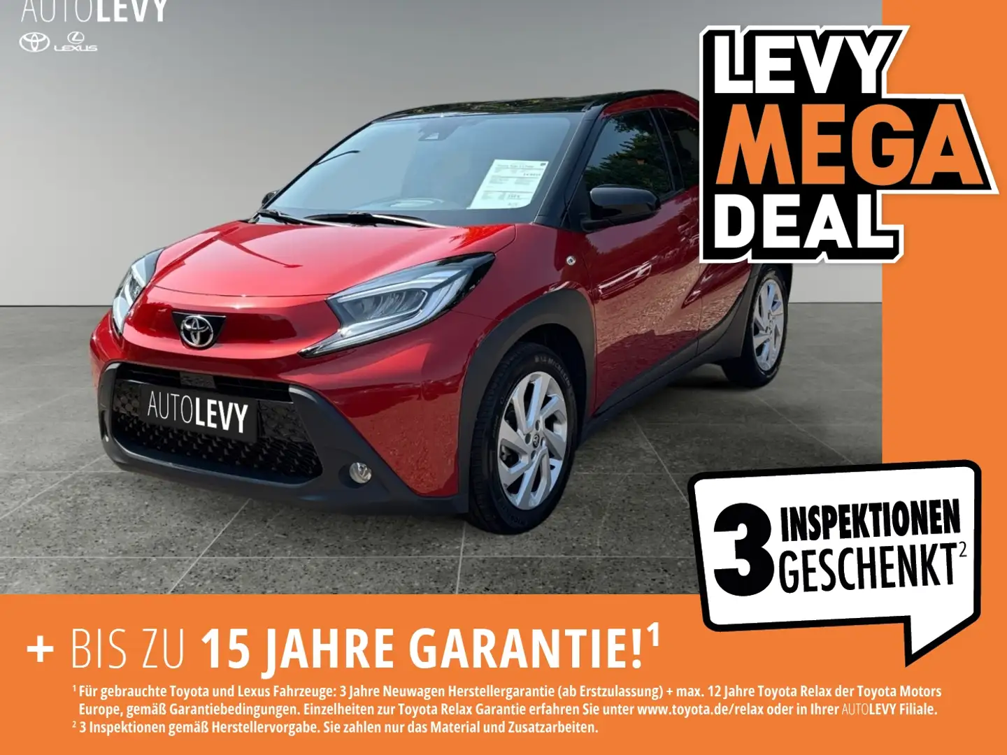 Toyota Aygo 1.0 Pulse +Klima+Carplay+SpurH+Kamera+ Schwarz - 1