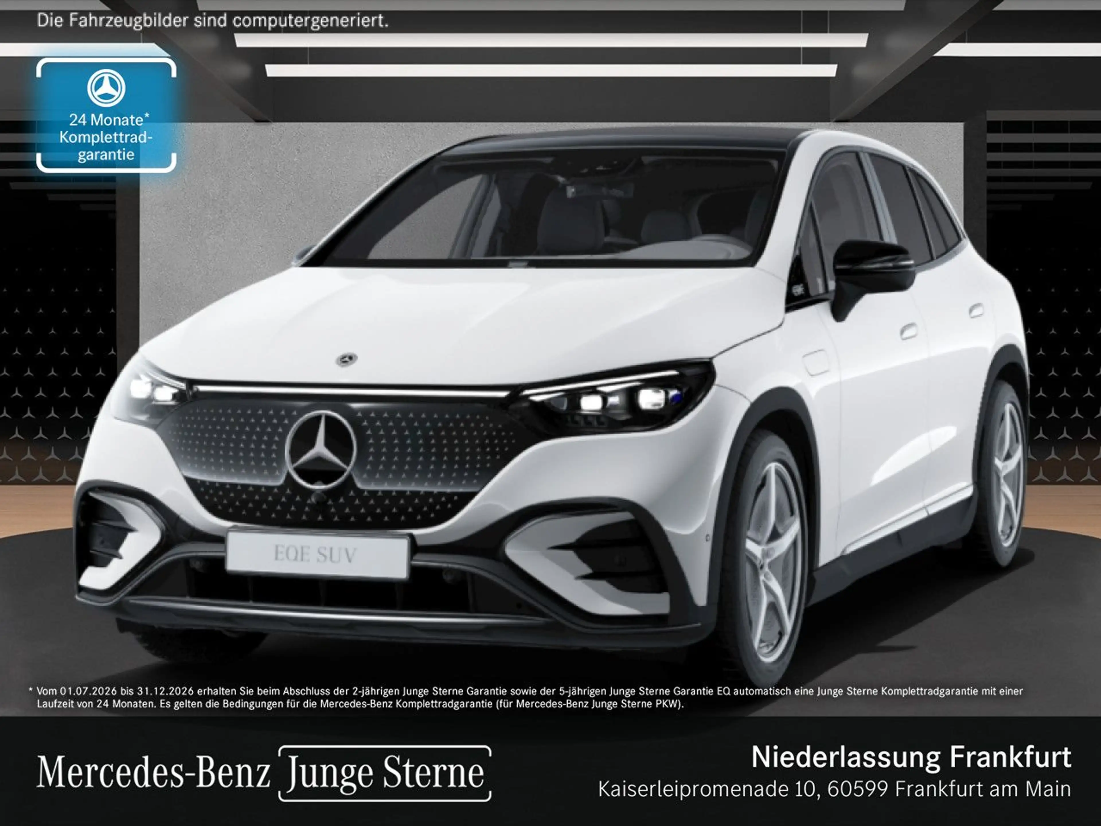 Mercedes-Benz EQE SUV EQE 350 4M AMG+NIGHT+PANO+360+AHK+BURMESTER+TV