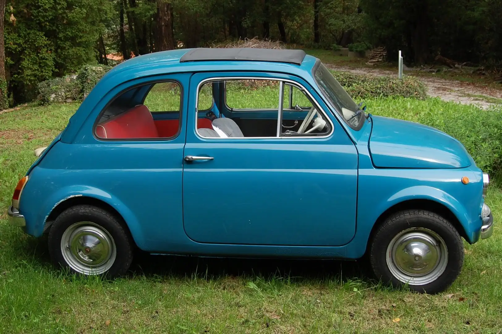 Fiat 500 110F Blauw - 2