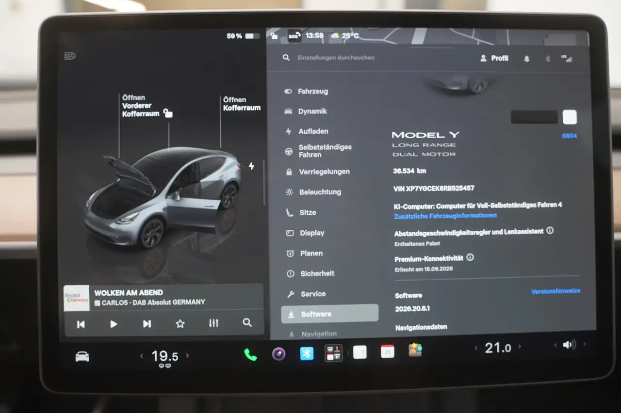 Tesla Model Y Long Range AWD *AHK*HW4*, миниатюра 12