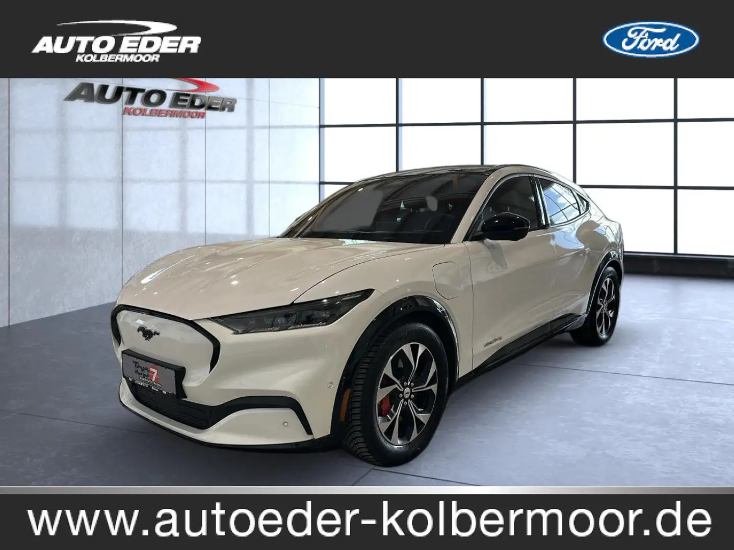 Ford Mustang Mach-E Premium AWD Bluetooth Navi LED Weiß - 1