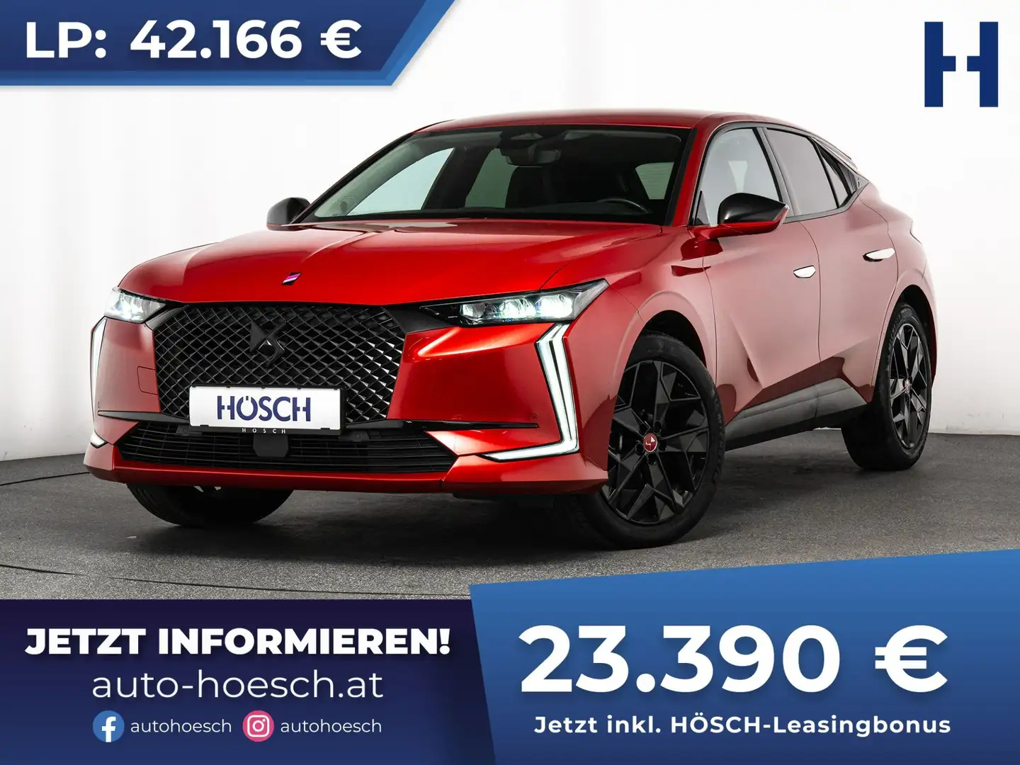 DS Automobiles DS 4 PureTech 130 PERFORMANCE LINE 19" HEAD-UP -45% Rot - 1