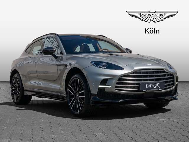 Imagine Aston Martin DBX 707 Silver Birch Oxford Tan