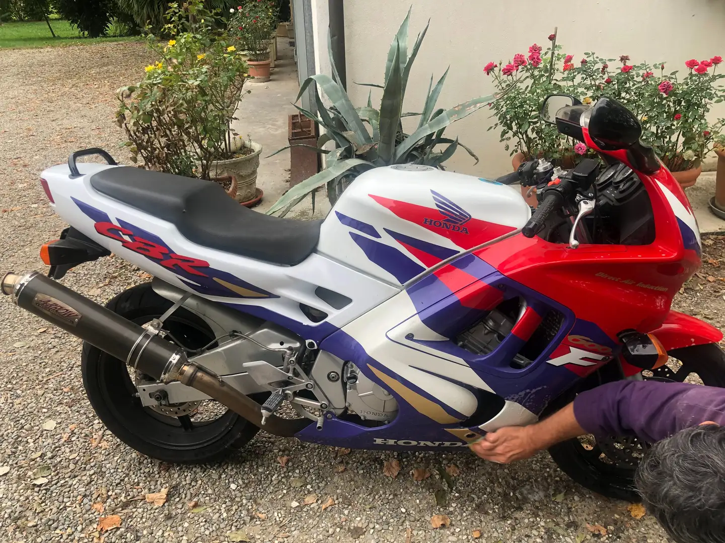 Honda CBR 600 F Blanc - 1
