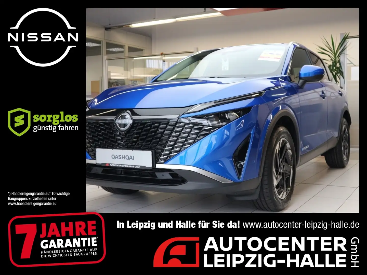 Nissan Qashqai N-CONNECTA 1.5 VC-T e-POWER Facelift Blau - 1