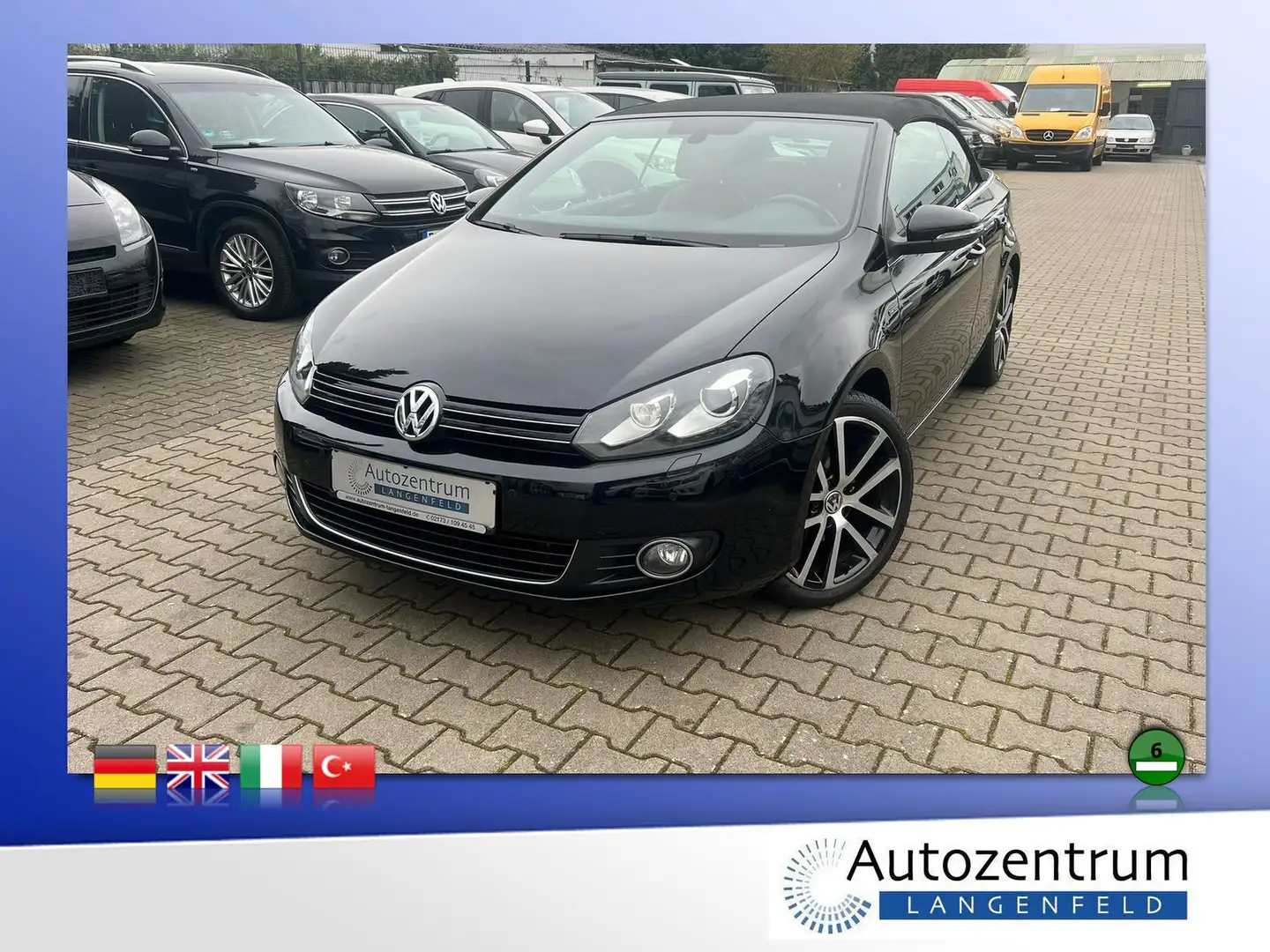 Volkswagen Golf VI 1.4 TSI Cabriolet Lounge *LEDER*NAVI* Schwarz - 1