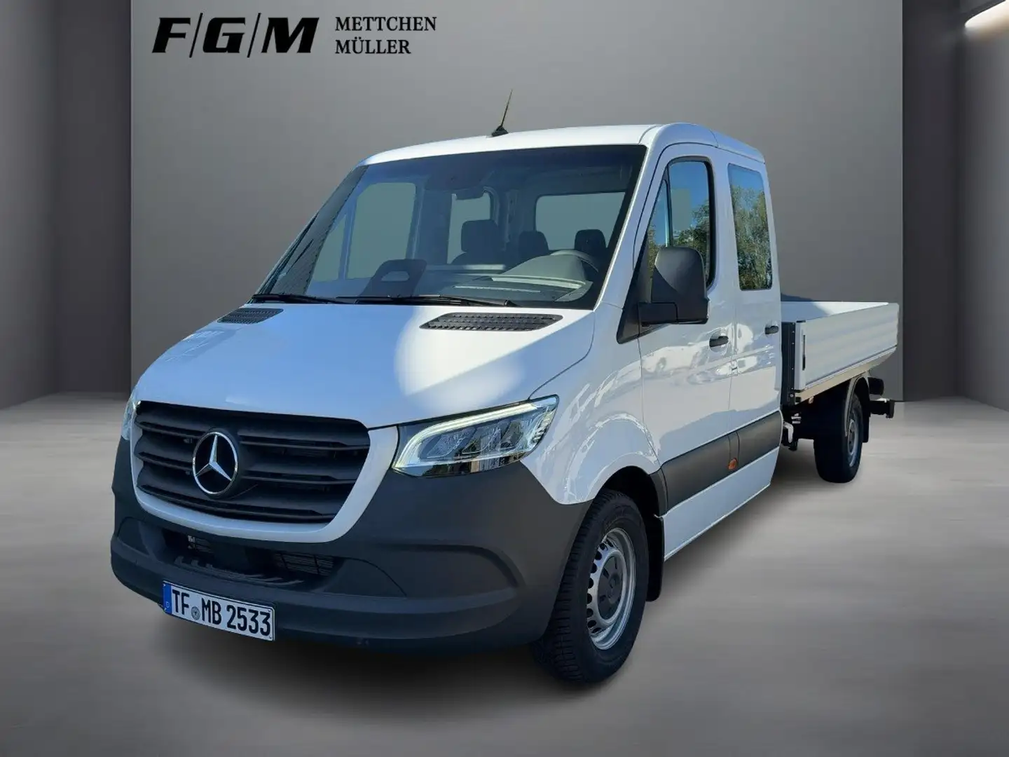 Mercedes-Benz Sprinter 319 CDI Pritsche Select lang AHK/NaviLED Weiß - 2