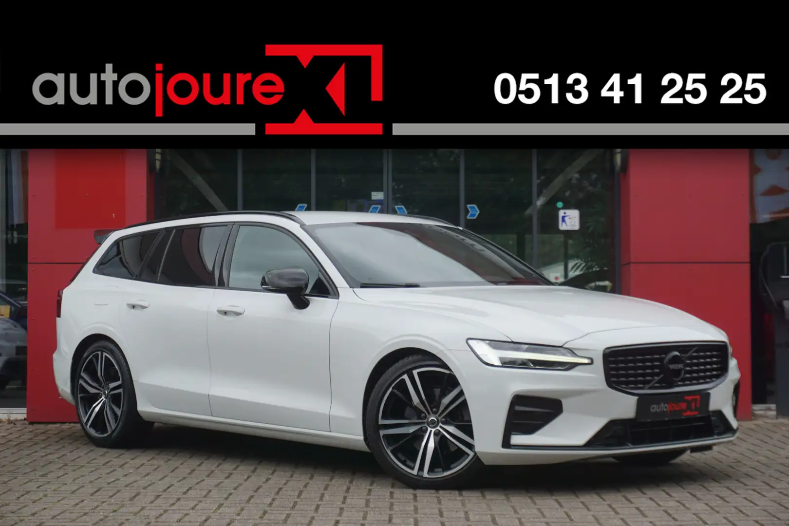Volvo V60 2.0 D4 R-Design | Origineel NL | Leder | Camera | Wit - 1