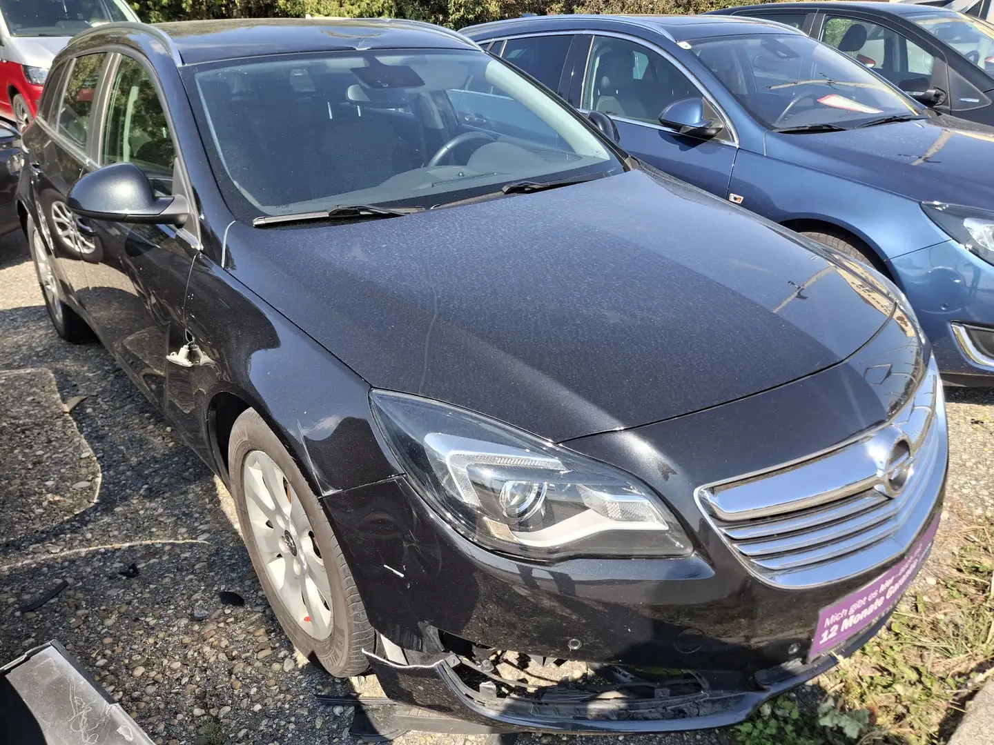 Opel Insignia Edition/1.BESITZ+Nur 104TKM, UNWETTER SCHADEN Schwarz - 1