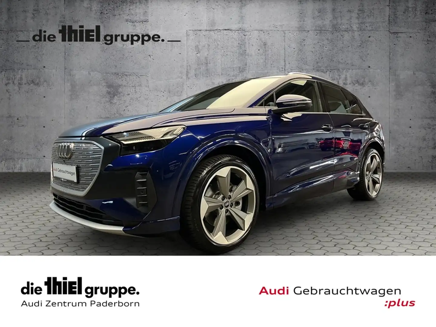 Audi Q4 e-tron 50 quattro Matrix+HuD+RearCam+21''Alu Blau - 1