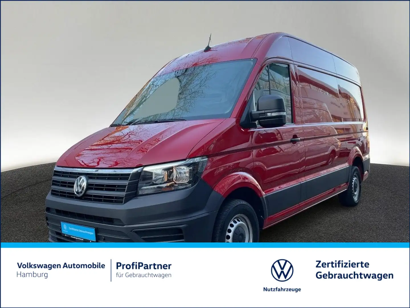 Volkswagen Crafter Kasten 35 TDI MR AHK Klima Kamera App Rot - 1