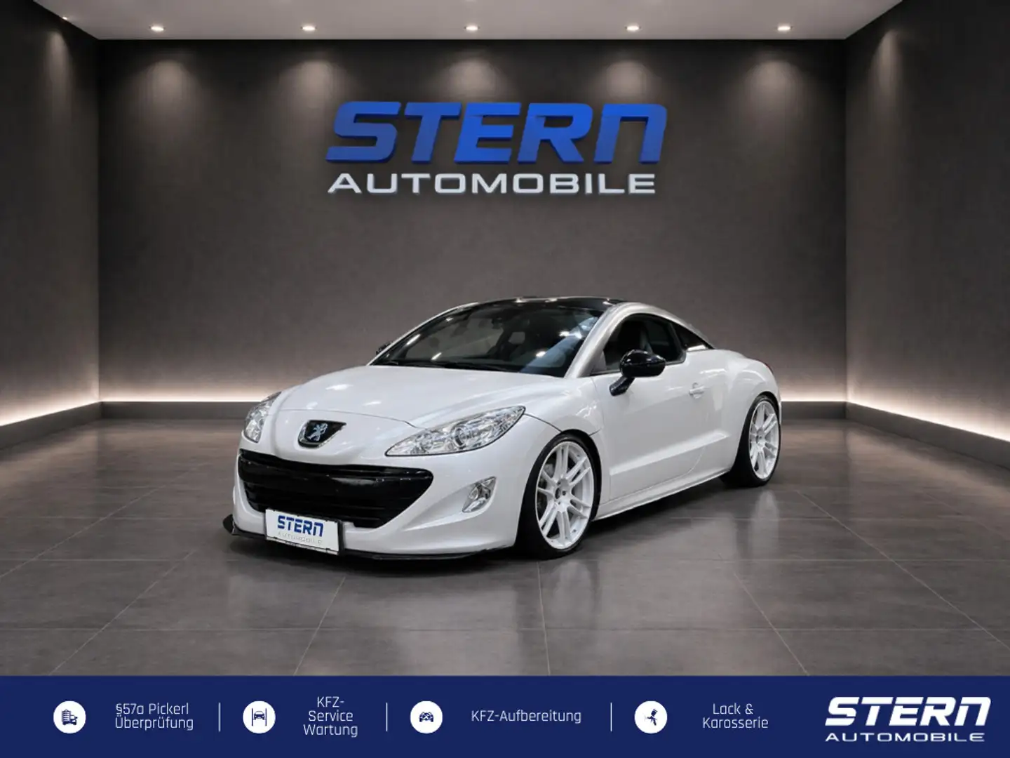 Peugeot RCZ 1,6 THP 160 *EINGETRAGENE UMBAUTEN* VOLLLEDER* Weiß - 1