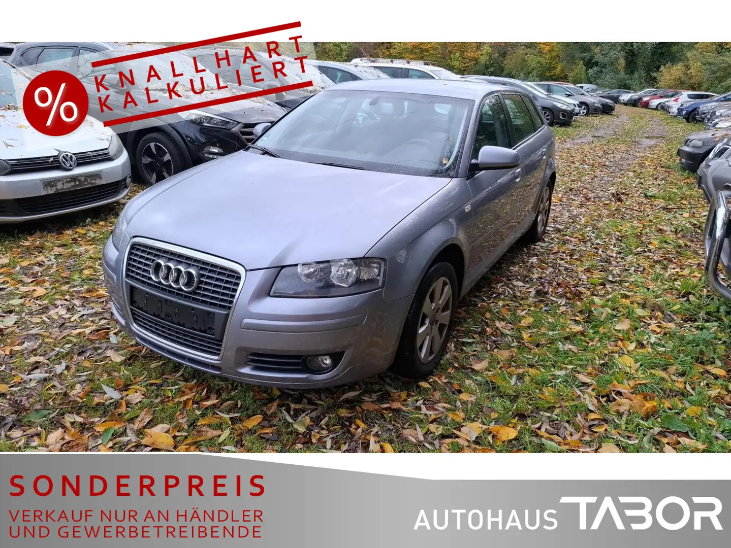 Audi A3 Sportback 2.0 FSI Ambiente Klimaaut. PDC LM Gris - 1