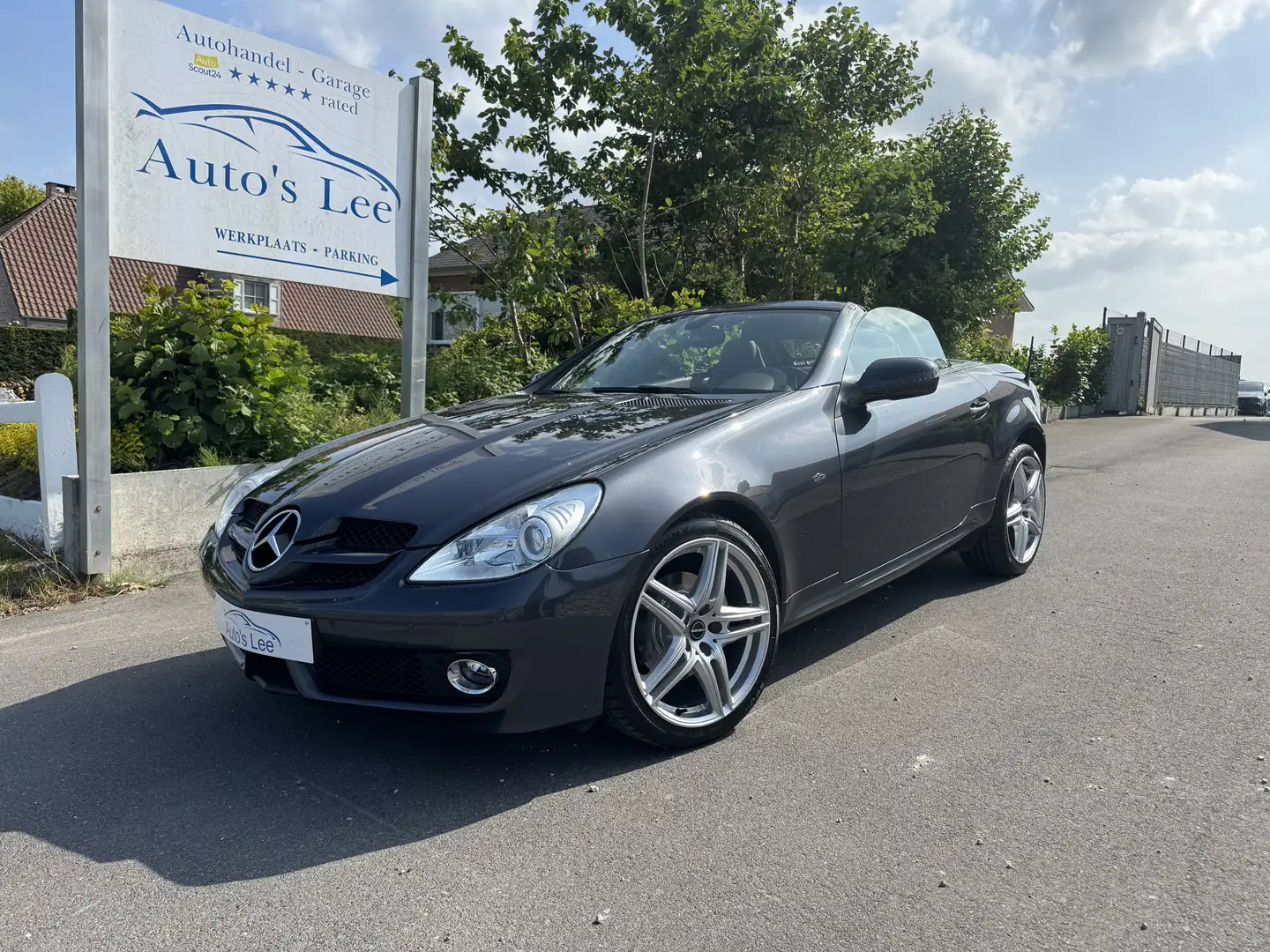 Mercedes-Benz SLK 200 automaat/nieuwstaat/stoel+nekwarming/memory stoel Gris - 1