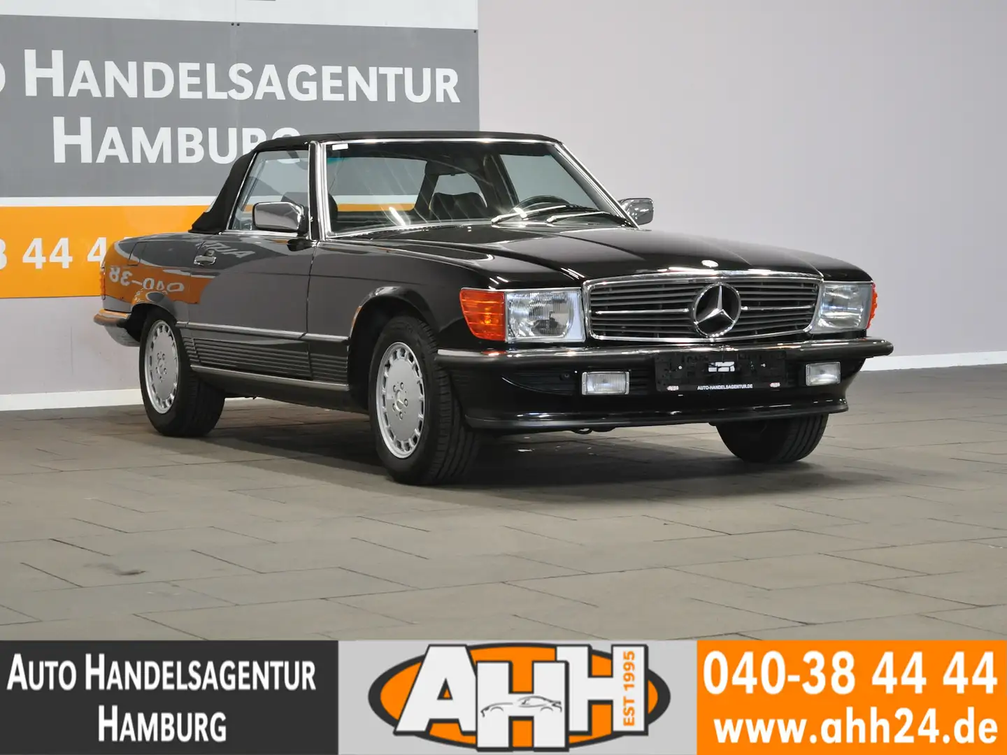 Mercedes-Benz 560 SL R107 AUTOMATIK LEDER|ABS|EFH|ZV|HISTORIE! Negru - 2