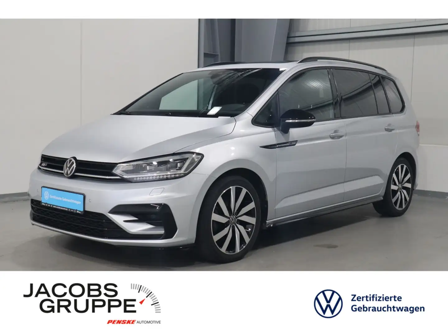 Volkswagen Touran 1.5 TSI DSG R-Line PANO*AHK*7SITZE * Argent - 1